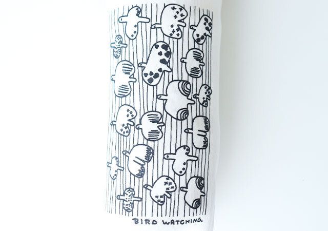 キャンドゥ ハンドル付きボトルカバー500アニマル 鳥の絵柄