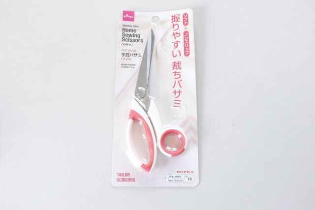 ダイソー ステンレス手芸ハサミ17cm パッケージ