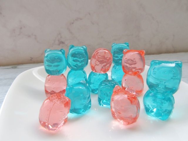 グミを重ねてみる