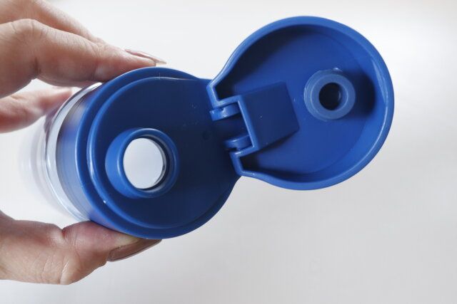 ダイソー ドリンクボトル（取っ手付、400mL、無地） 構造