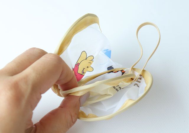 キャンドゥ 折りたたみうちわ（プー＆フレンズ） 展開