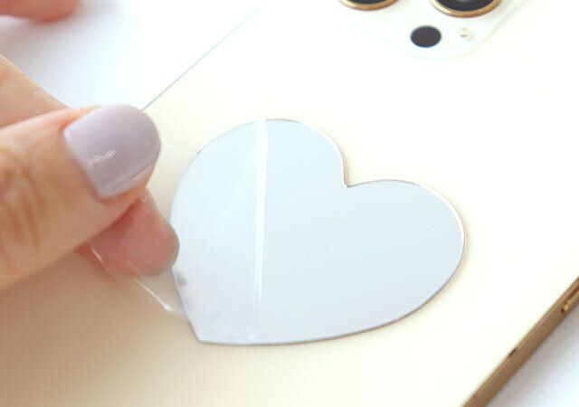 キャンドゥ 割れ難いミラー2枚入 保護フィルム