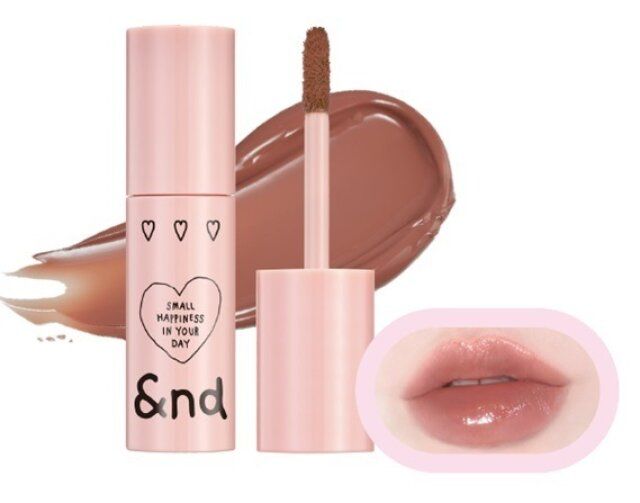 ローソンのミュートベージュのアンドバイロムアンド グラッシーボムティント INAP02 ヌードスクエア