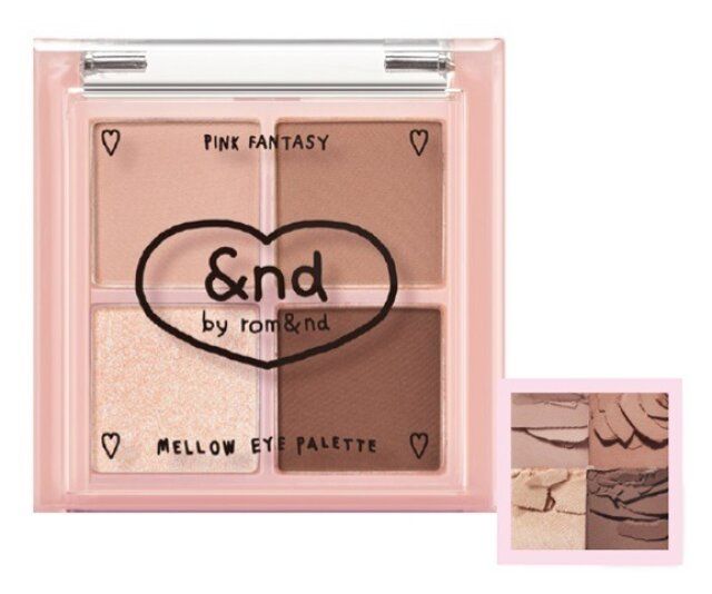 ローソンの可愛いアンドバイロムアンド メロウアイパレット INAP01インアピンク