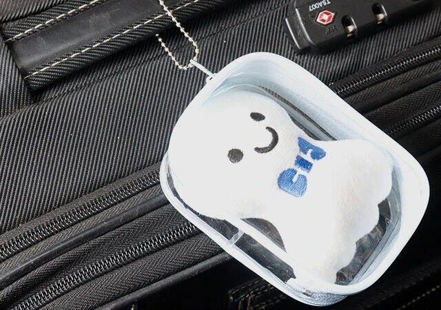 セリア ファブリックオーナメント てるてるぼうず 大 バッグ