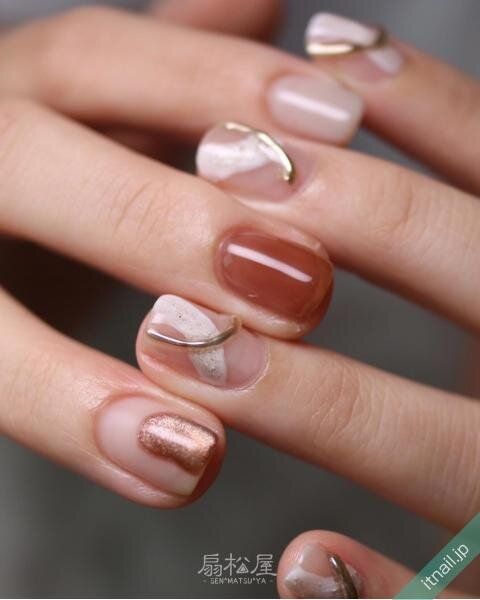 扇松屋が投稿したネイルデザイン [photoid:I0119079] via Itnail Design (737964)