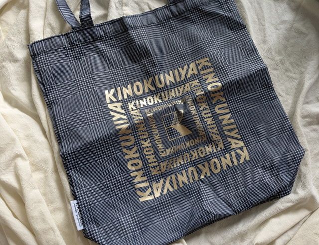 グレンチェック柄のトート