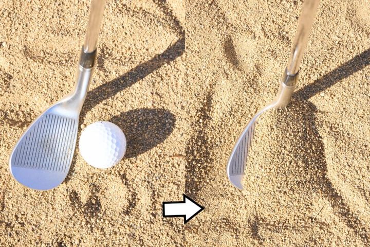バンカーから簡単に出す方法を女子プロが解説！「ヒール側を…」