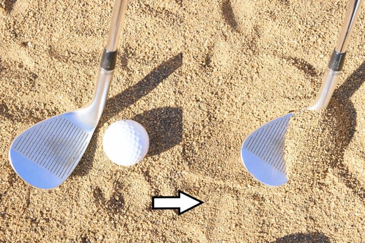 バンカーから簡単に出す方法を女子プロが解説！「ヒール側を…」