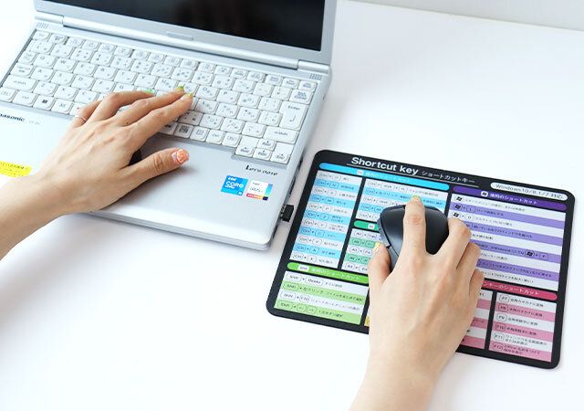 キャンドゥ ショートカットキーマウスパッド 使用例