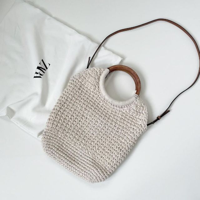 マクラメ バケットバッグ