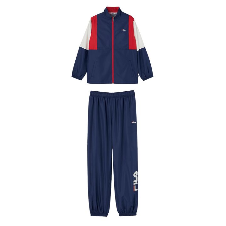 ジャケット ￥5,390 パンツ ￥4,290／ともにFILA（フィラ カスタマーセンター）