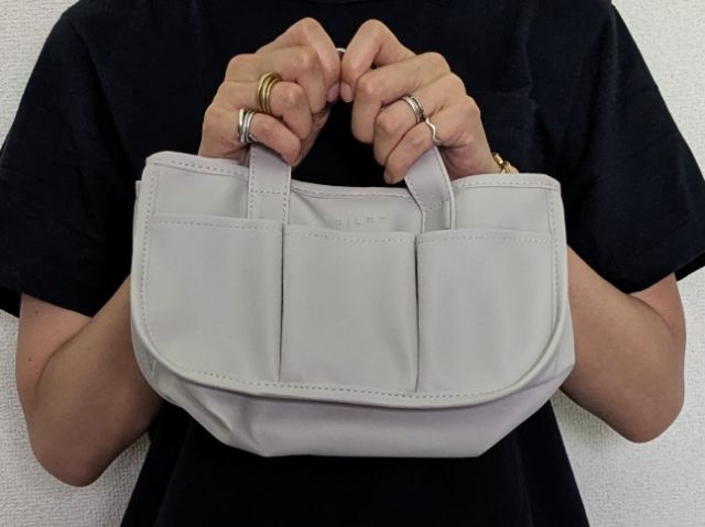 手で持った状態