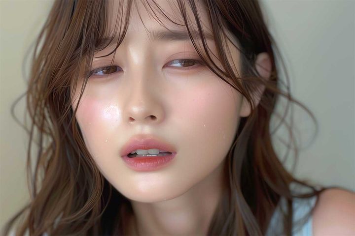 沼っている女性のイメージ