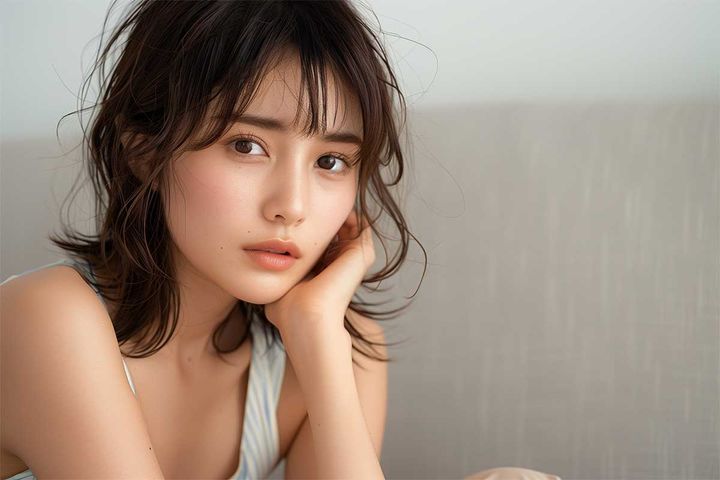 沼っている女性のイメージ