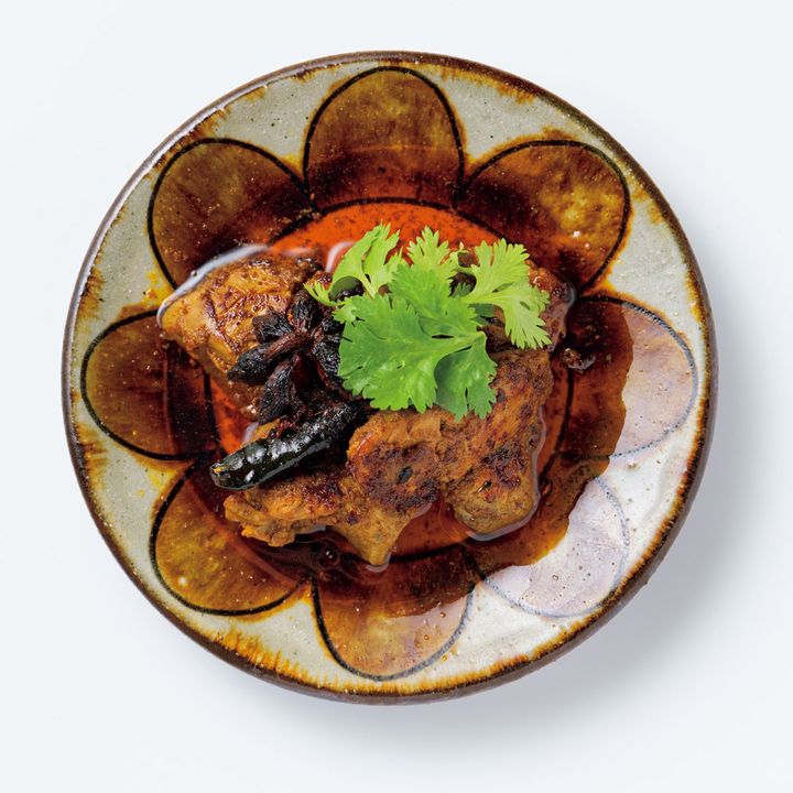 鶏レバーコンフィのアチャール