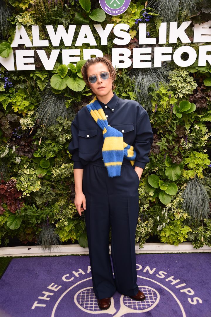 エマ・ダーシー、ウィンブルドンにて。