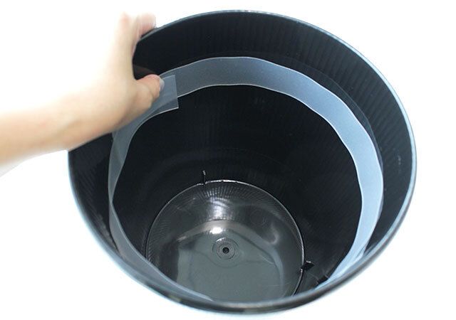 キャンドゥ はみ出るゴミ袋を見えないようにするバンド ゴミ箱