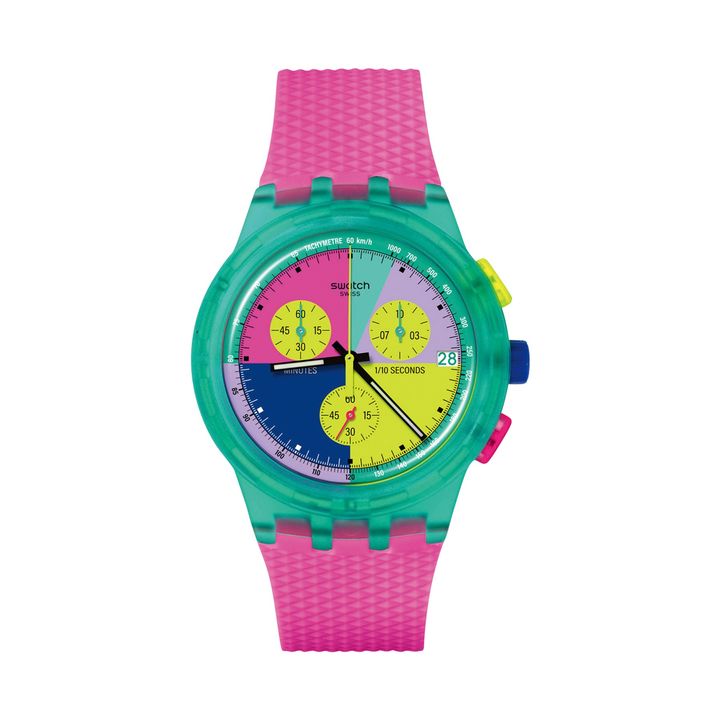 ウォッチ バイオ由来素材×プラスチック×シリコン 42mm ￥18,700／SWATCH（スウォッチ）