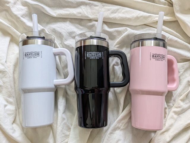 BAYFLOWストロー付き真空断熱タンブラーBOOK