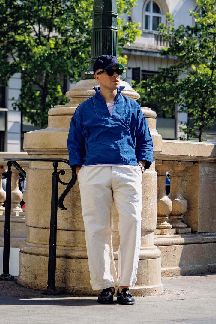 『l'étiquette』編集長、ファッションディレクター・ゴーティエ・ボルサレロ