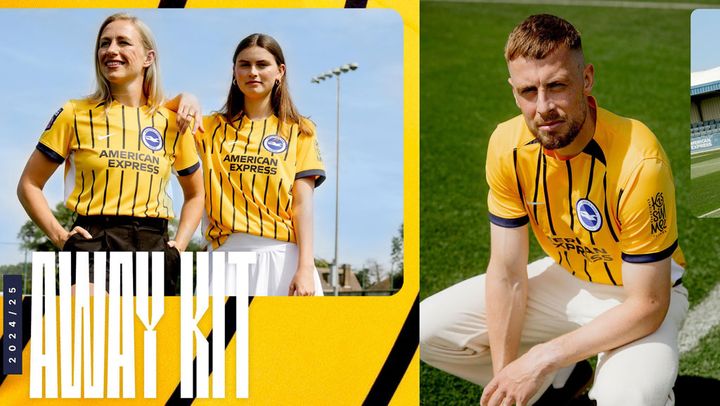 三笘薫のブライトン、2024-25新アウェイユニフォームを発表！“2部時代ユニ”をリニューアル