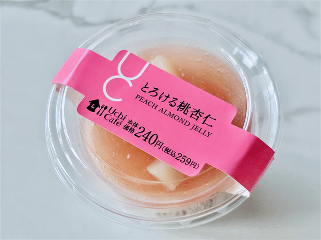 とろける桃杏仁 パッケージ