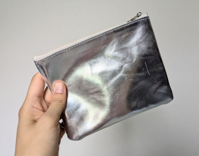 リトルミイフラットポーチシルバー