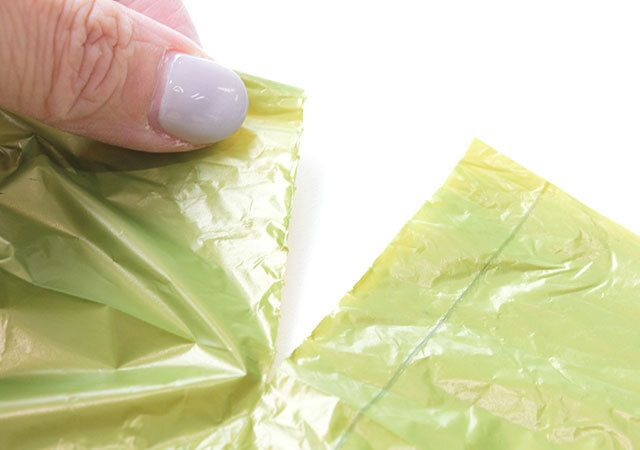 キャンドゥ 携帯用ゴミ袋ケース付き 袋 ミシン目