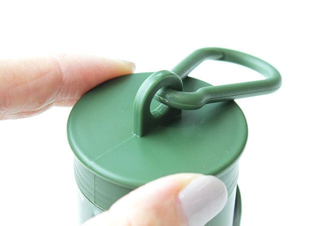 キャンドゥ 携帯用ゴミ袋ケース付き フタ