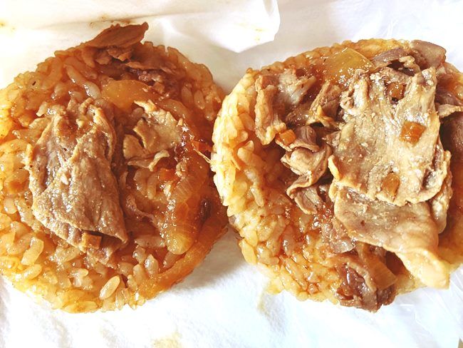 豚生姜焼ライスバーガー