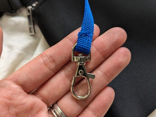 取り外せるストラップ