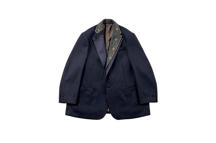 〈カラー〉のタキシードジャケット
