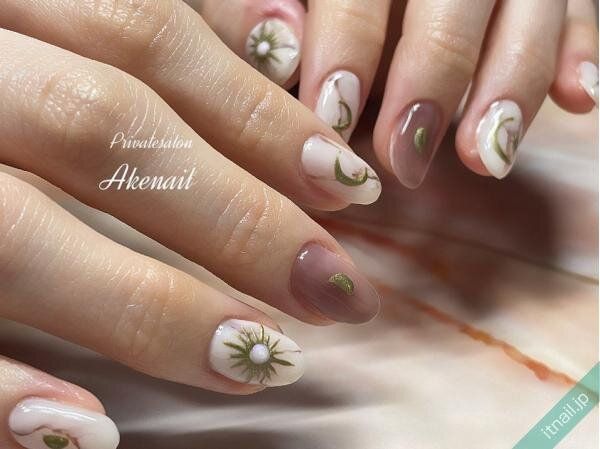 Private salon Ake nailが投稿したネイルデザイン [photoid:I0098968] via Itnail Design (738050)