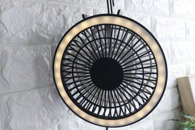 ダイソー LEDライトファン（吊り下げフック付） ファン ライト