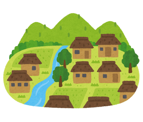 ウマオイがいそうな集落