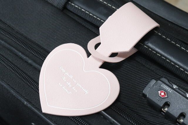 ダイソー トラベルネームタグ（ハート）