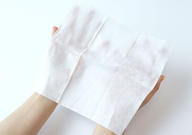 キャンドゥ いろいろ使えるフェイシャルティッシュ サイズ 質感