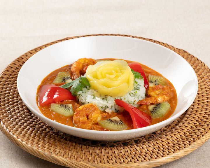 キウイのまろやかココナッツカレー