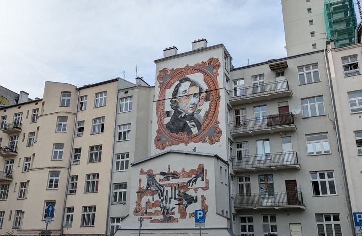 ワルシャワの街の様子。