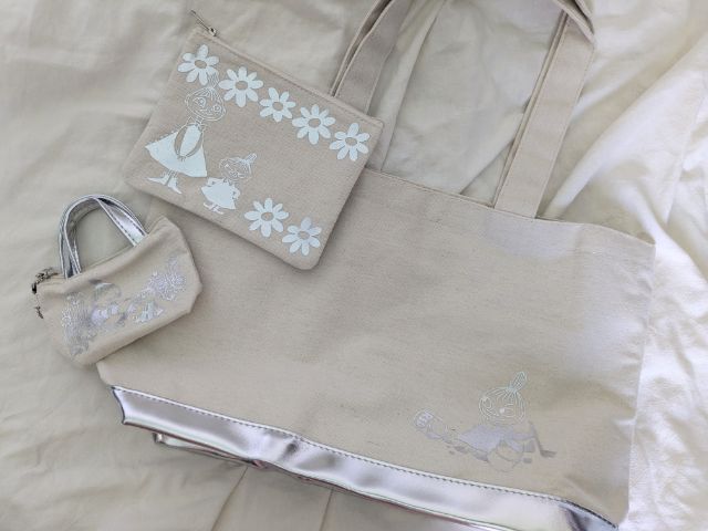 リトルミイ＆ミムラねえさんバッグとポーチ3点セット