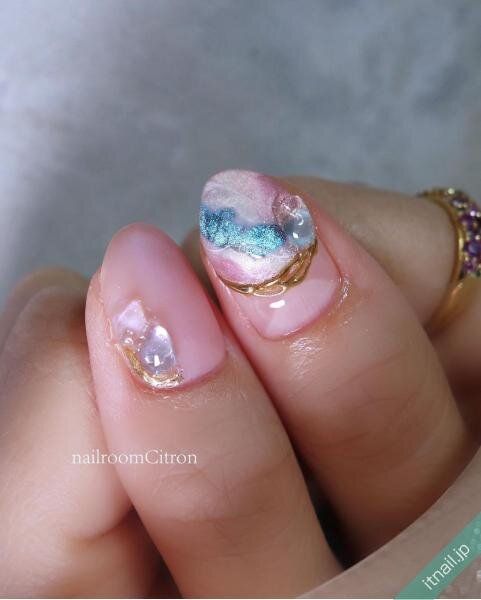 nailroom Citronが投稿したネイルデザイン [photoid:I0129256] via Itnail Design (738139)