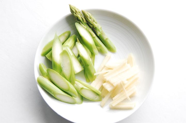 アスパラとしょうが