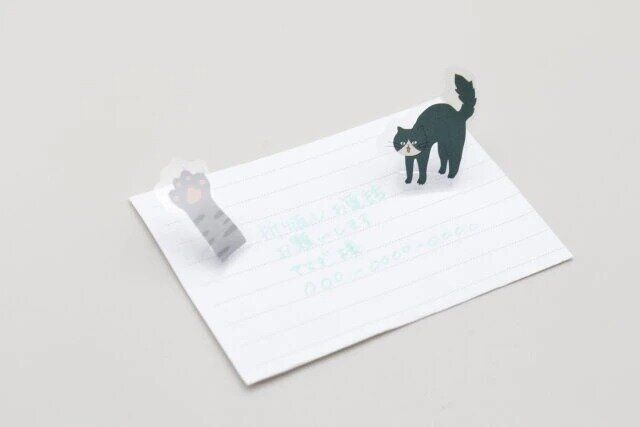 ダイソーの目立つポップアップシール アニマル