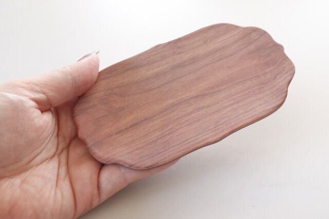 セリア メラミントレーウッド調プレート サイズ