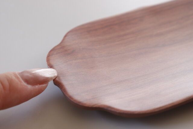 セリア メラミントレーウッド調プレート 柄