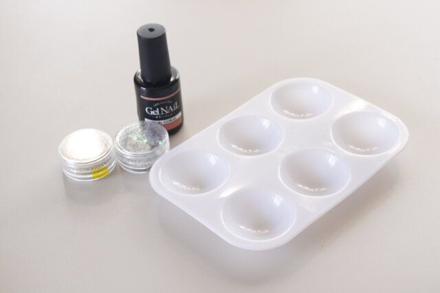 セリア ジェルネイルパレット 6マス