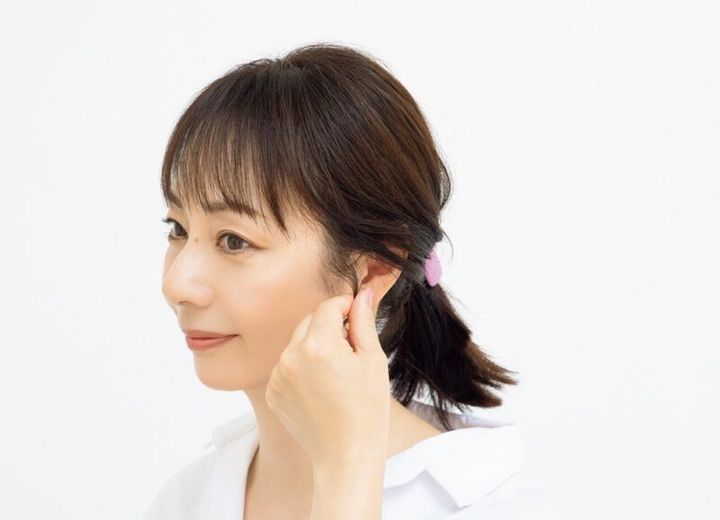 夏のヘアアレンジ ローポニー