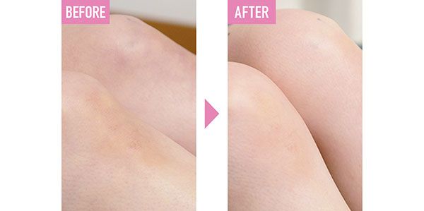 クリーミーボディスクラブ ザクロ＆シアバター使用 BEFORE→AFTER