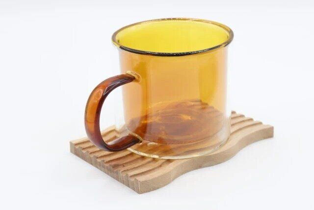 ダイソー 木製インテリアトレー ウェーブ サイズ感